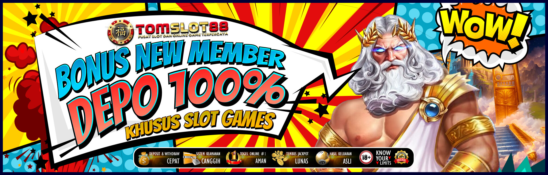 BONUS NEW MEMBER 100%