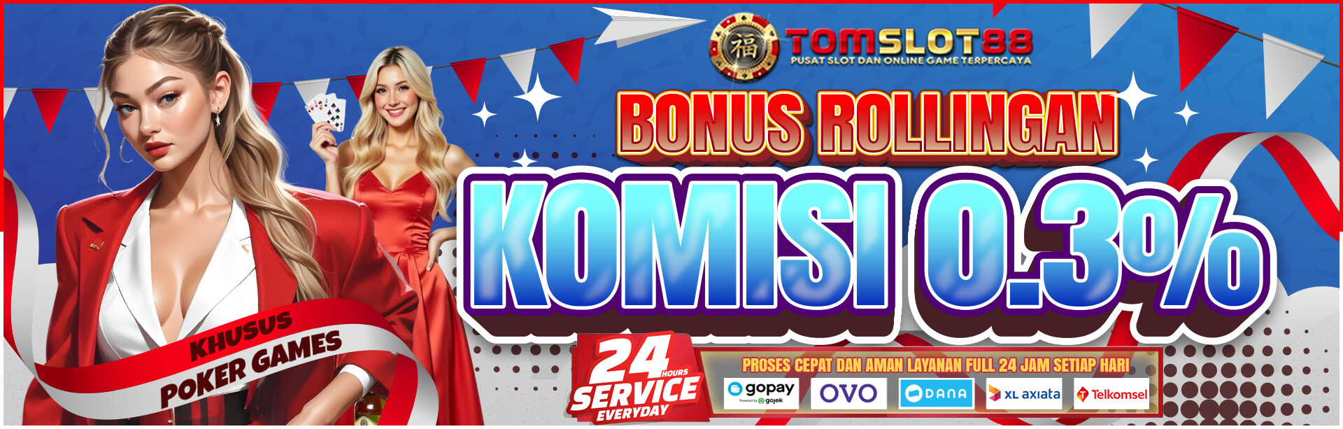 BONUS ROLLINGAN POKER 0.3%