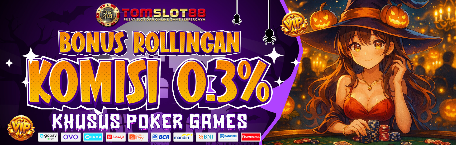 BONUS ROLLINGAN POKER 0.3%