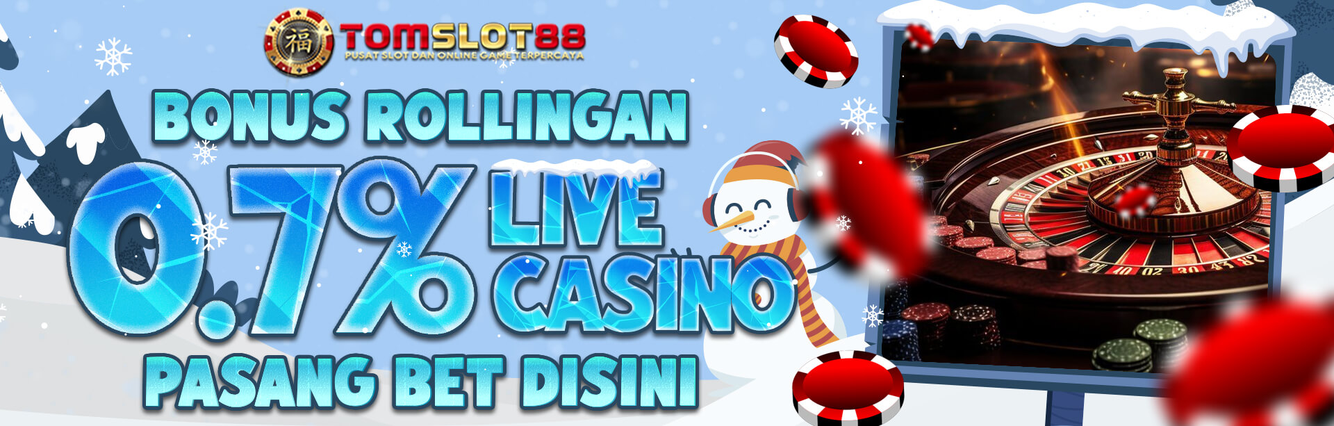 BONUS ROLLINGAN CASINO 0.7%