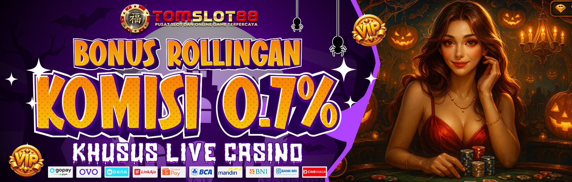 BONUS ROLLINGAN CASINO 0.7%