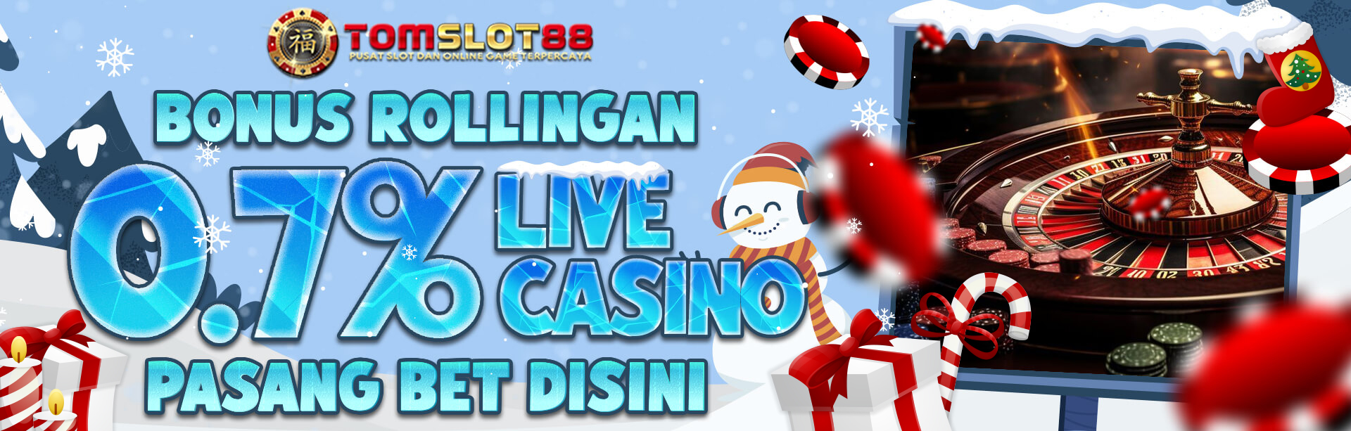 BONUS ROLLINGAN CASINO 0.7%
