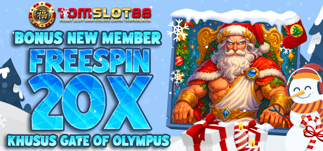 BONUS KHUSUS MEMBER BARU FREESPIN 20X GRATIS