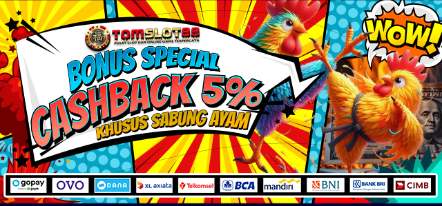 BONUS CASHBACK SABUNG AYAM 5%